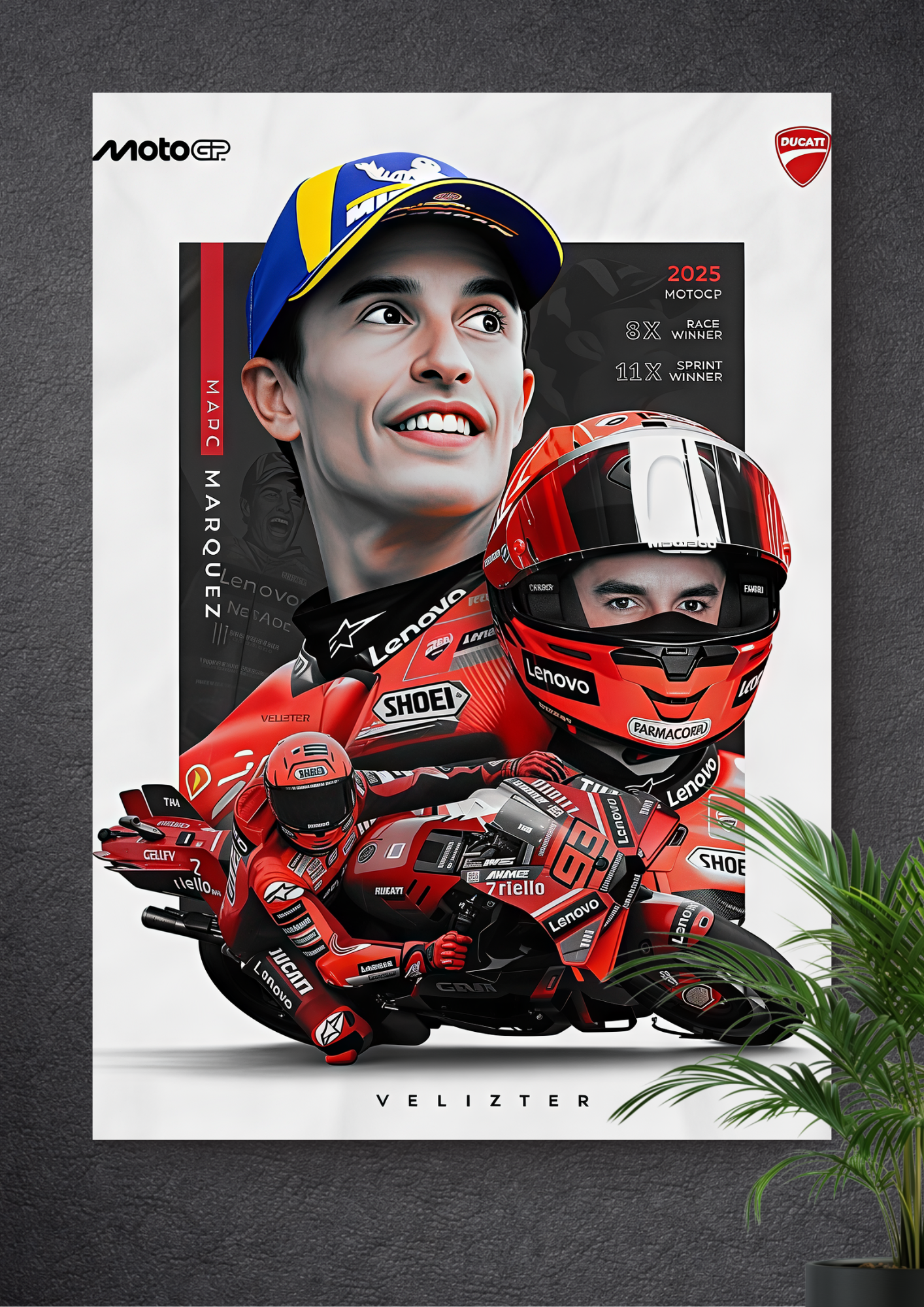 MARC MARQUEZ | DUCATI LENOVO TEAM | DUCATI DESMOSEDICI GP25 | THE KING OF THE APEX