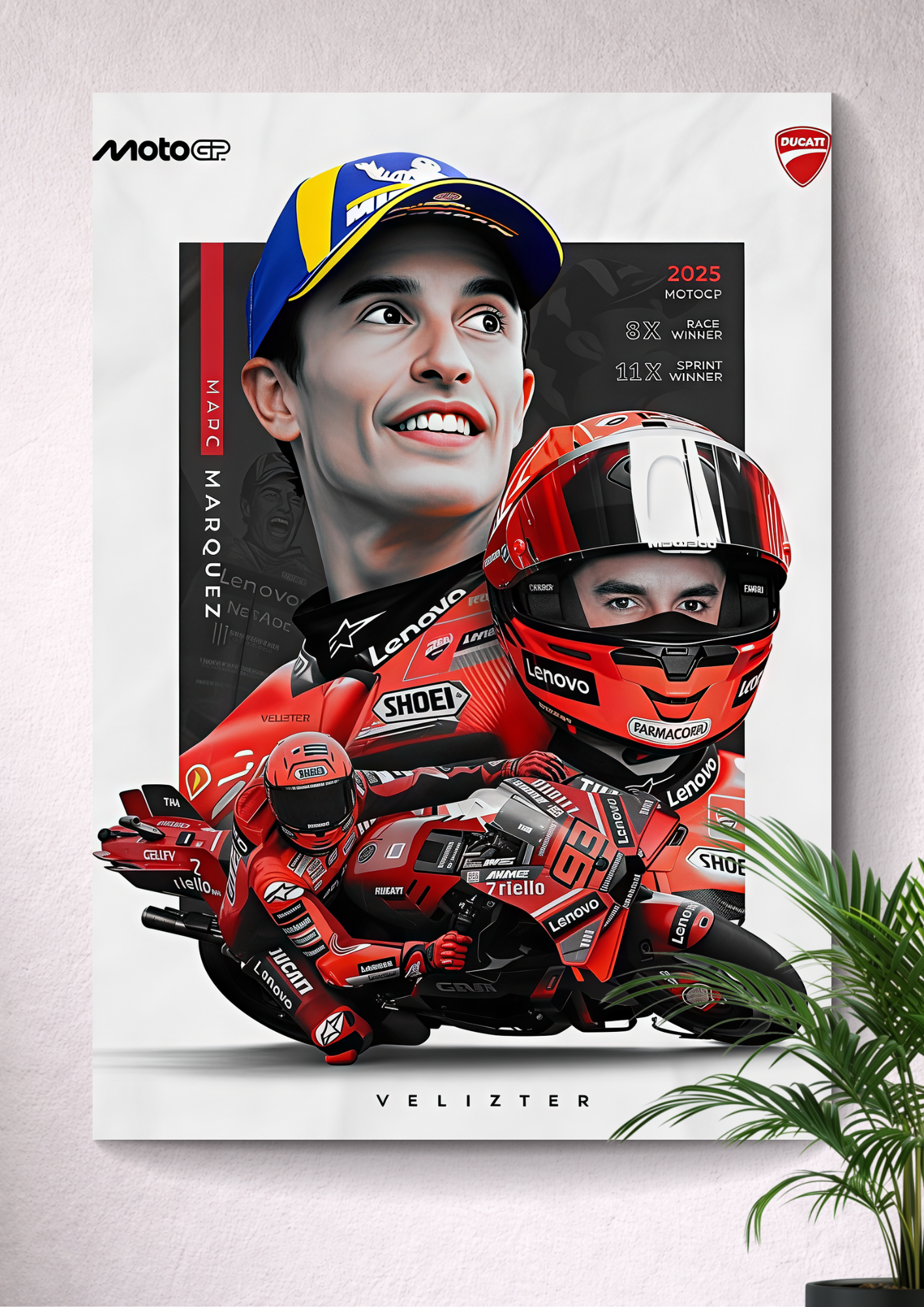 MARC MARQUEZ | DUCATI LENOVO TEAM | DUCATI DESMOSEDICI GP25 | THE KING OF THE APEX