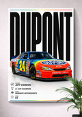 MONTE CARLO #24: 93 CAREER WINS | NASCAR POSTER