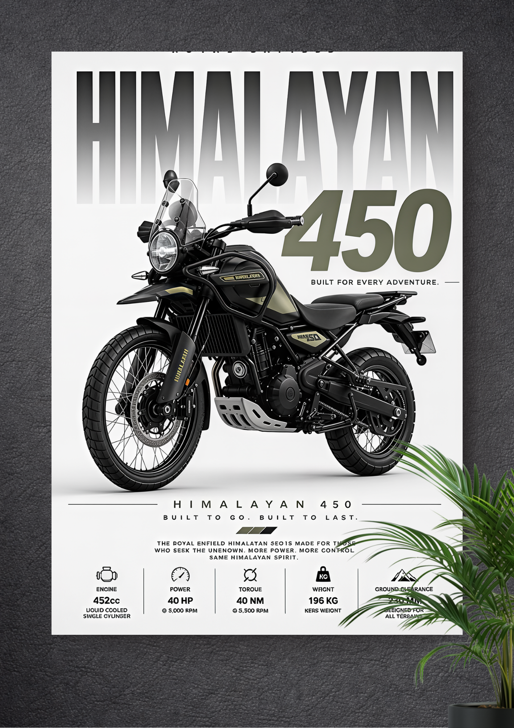 ROYAL ENFIELD HIMALAYAN 450 | 452 CC, SINGLE-CYLINDER, 4-VALVE, DOHC, LIQUID-COOLED | DUAL-SPORT MOTORCYCLE