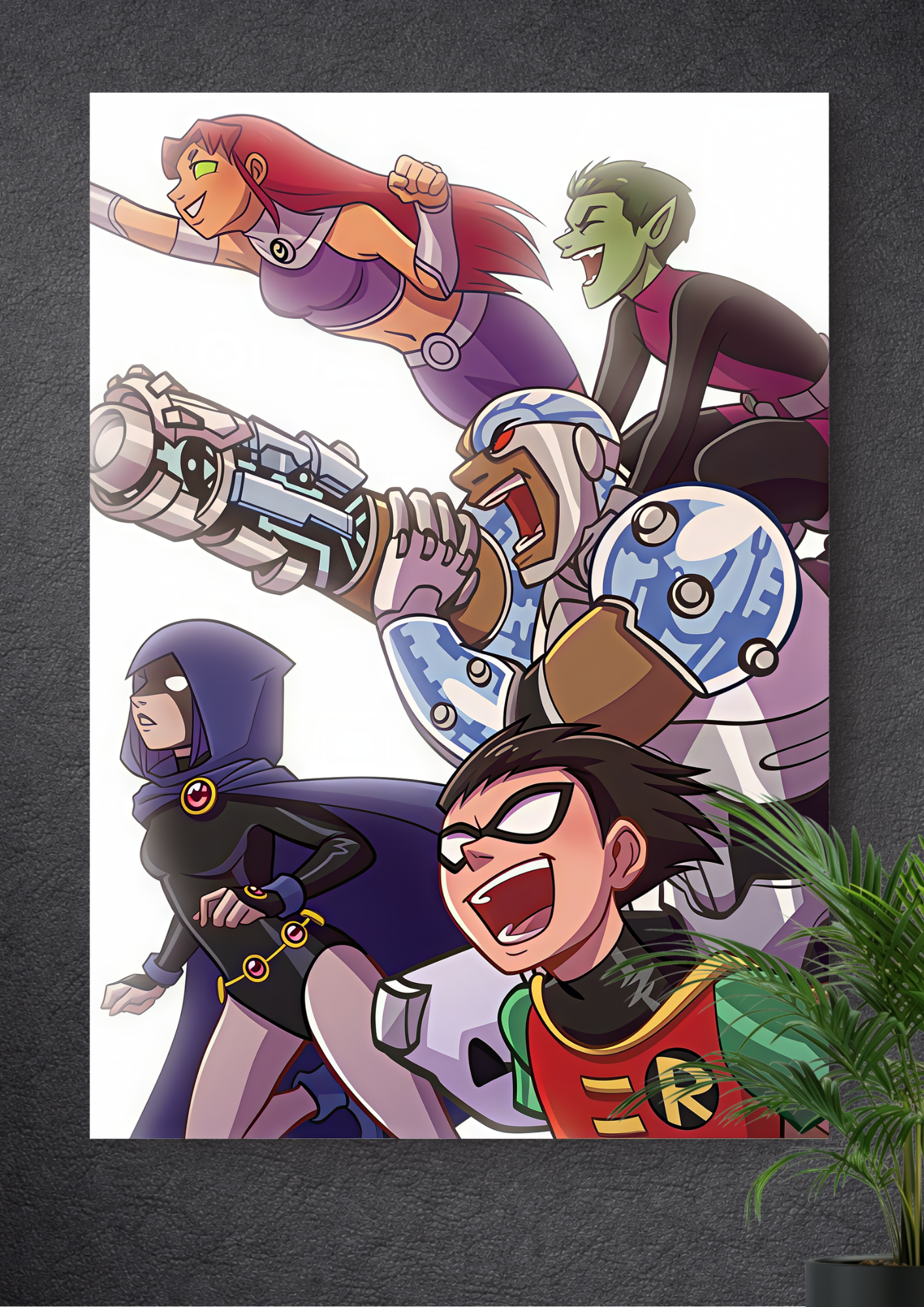 TEEN TITANS | ROBIN | RAVEN | CYBORG | STARFIRE | BEAST BOY