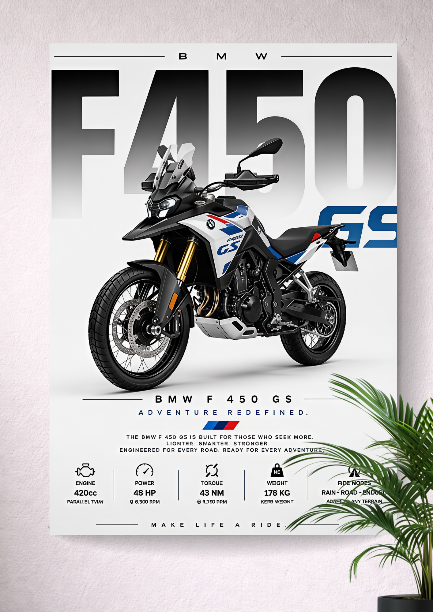 BMW F 450 GS | 450 CC, Parallel-Twin | ADVENTURE REDEFINED.