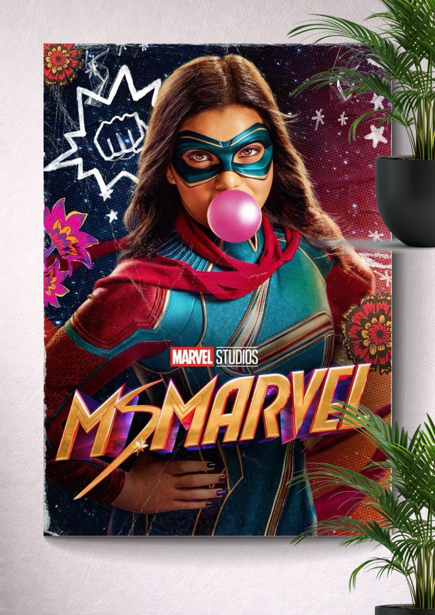 MS MARVEL OFFICIAL SERIES MOVIE POSTER WALL ART PRINT