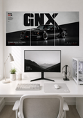 BUICK GNX GRAND NATIONAL DARTH VADER TRIPTYCH CANVAS POSTER | SPLIT POSTER