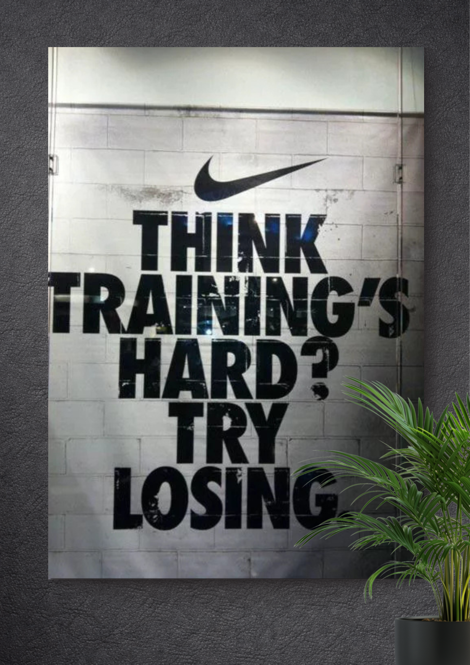 THINK TRAINING'S HARD ? | MOTIVATIONAL POSTER