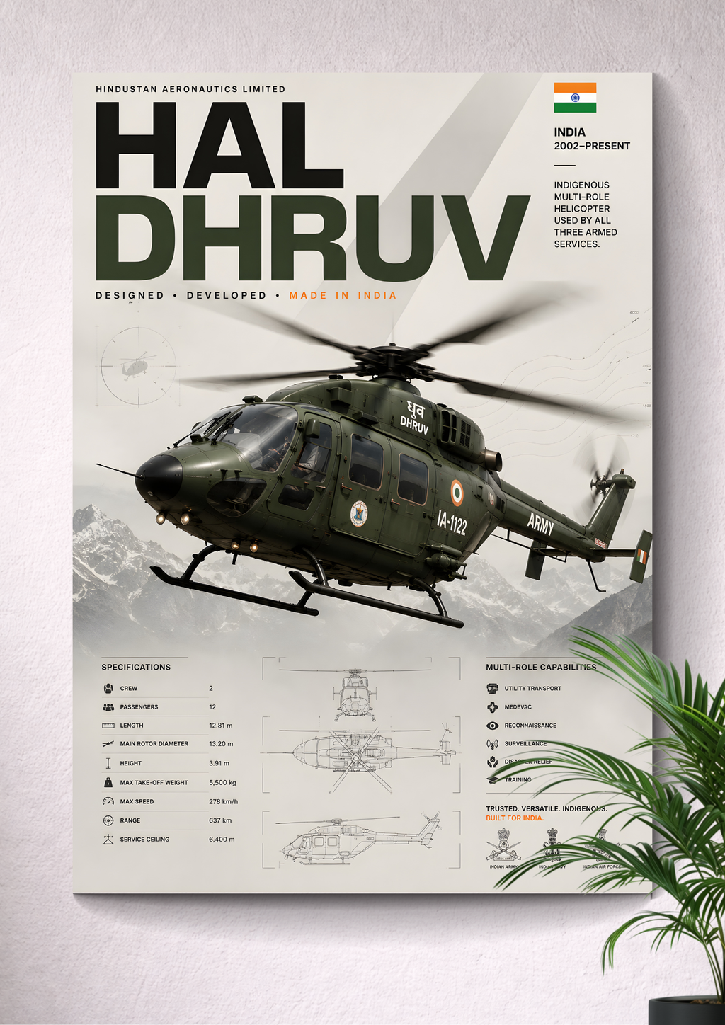 HAL DHRUV | WARRIOR | GUARDIAN | DEFENDER