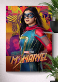 MS MARVEL SUPERHERO NEW JERSEY COMIC STYLE WALL DECOR POSTER