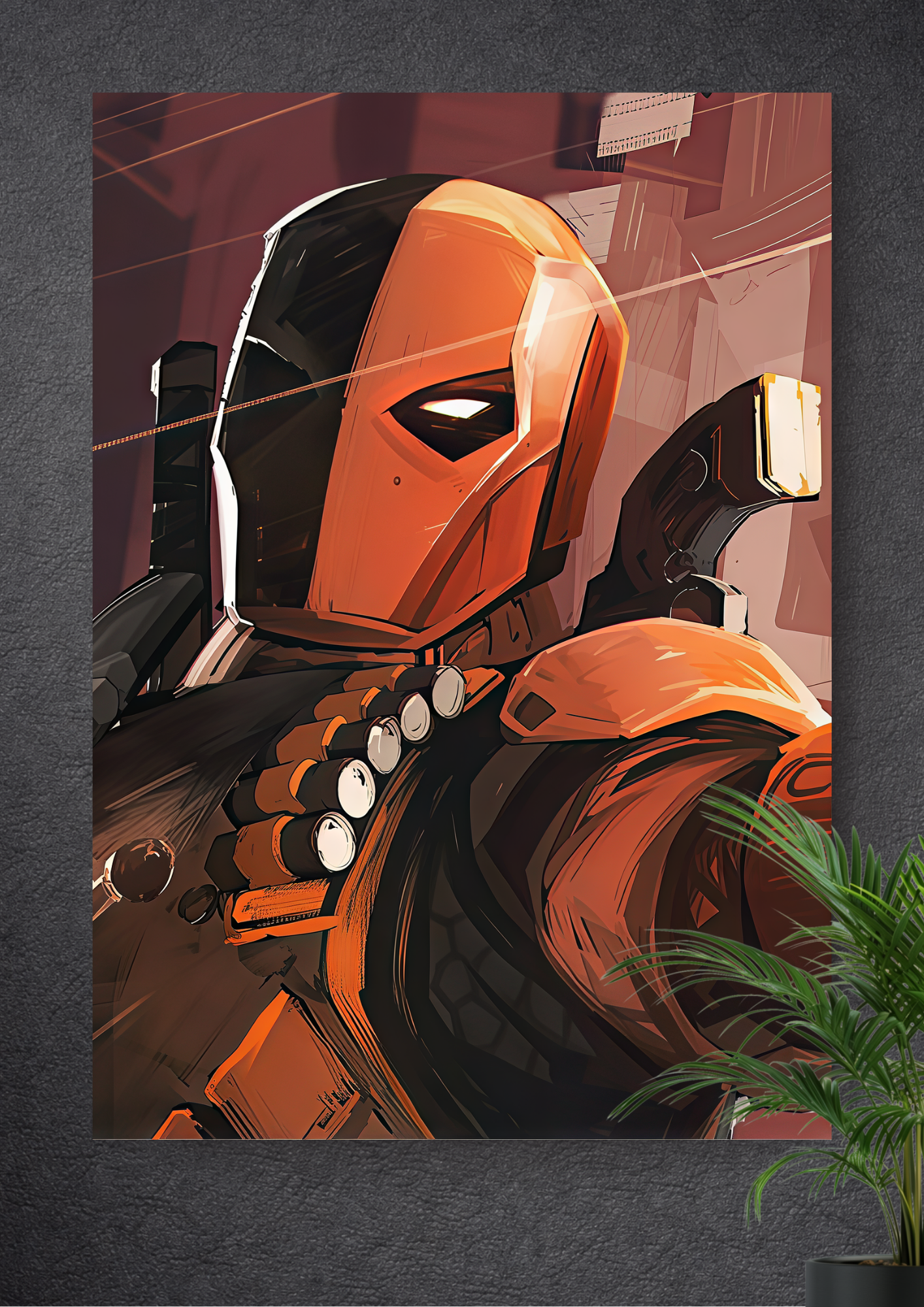 DEATHSTROKE CANVAS ART PRINT - DC COMICS SLADE WILSON WALL POSTER