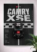 TOYOTA CAMRY XSE: TOYOTA RACING DEVELOPMENT | NASCAR POSTER