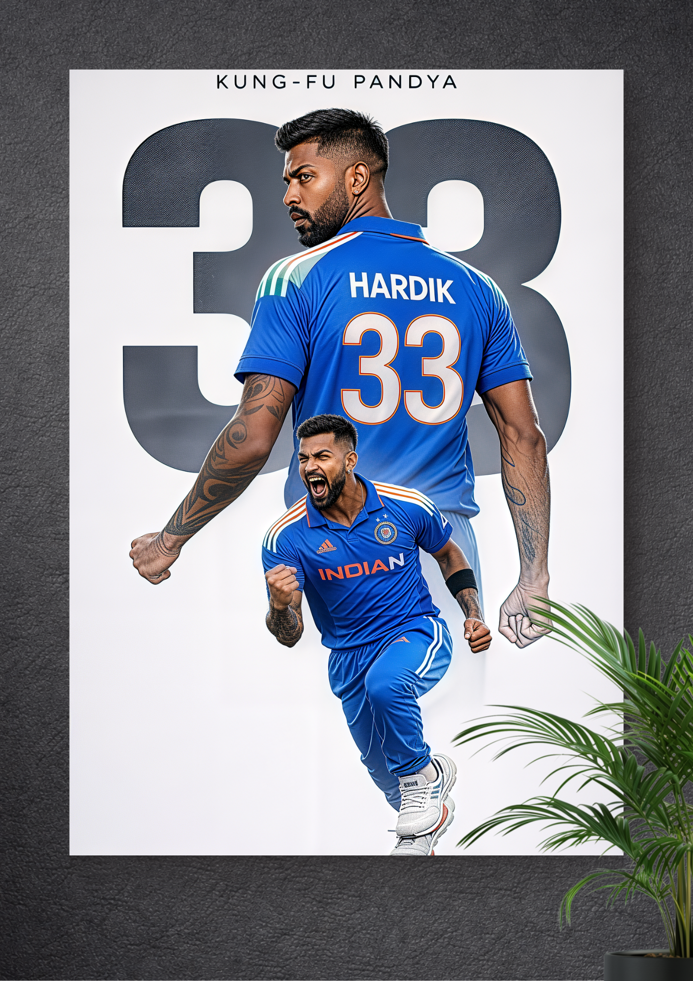 HARDIK PANDYA | JERSEY: 33 | KUNG-FU PANDYA | THE GAME CHANGER