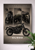 HONDA CL500 | 471 CC, Liquid-Cooled Parallel-Twin | HIGH-MOUNTED EXHAUST