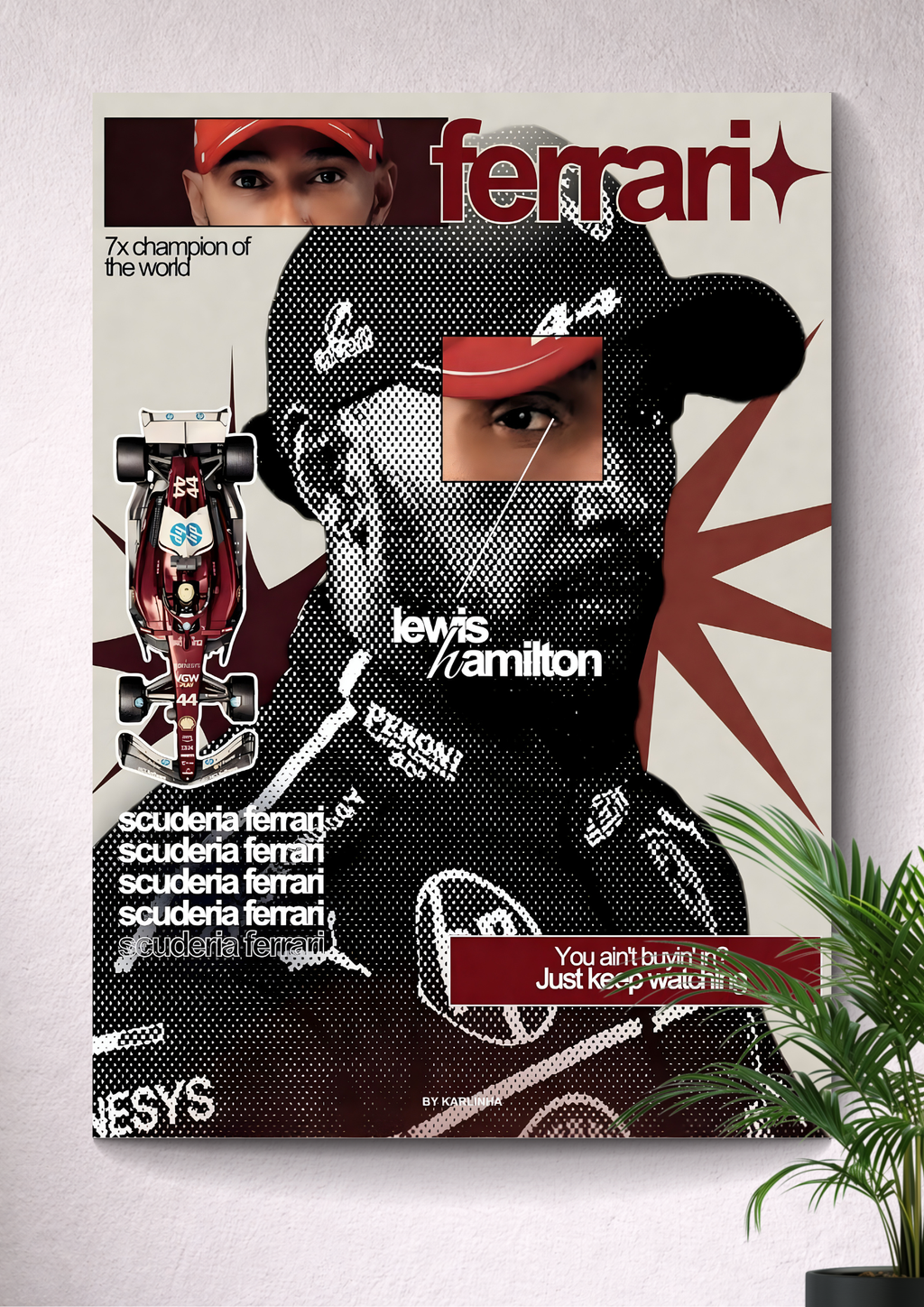 LEWIS CARL DAVIDSON HAMILTON | FORMULA 1 | SCUDERIA FERRARI