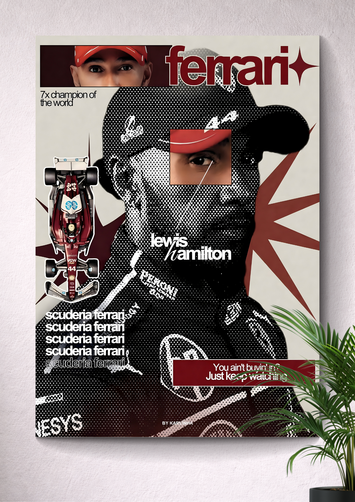 LEWIS CARL DAVIDSON HAMILTON | FORMULA 1 | SCUDERIA FERRARI