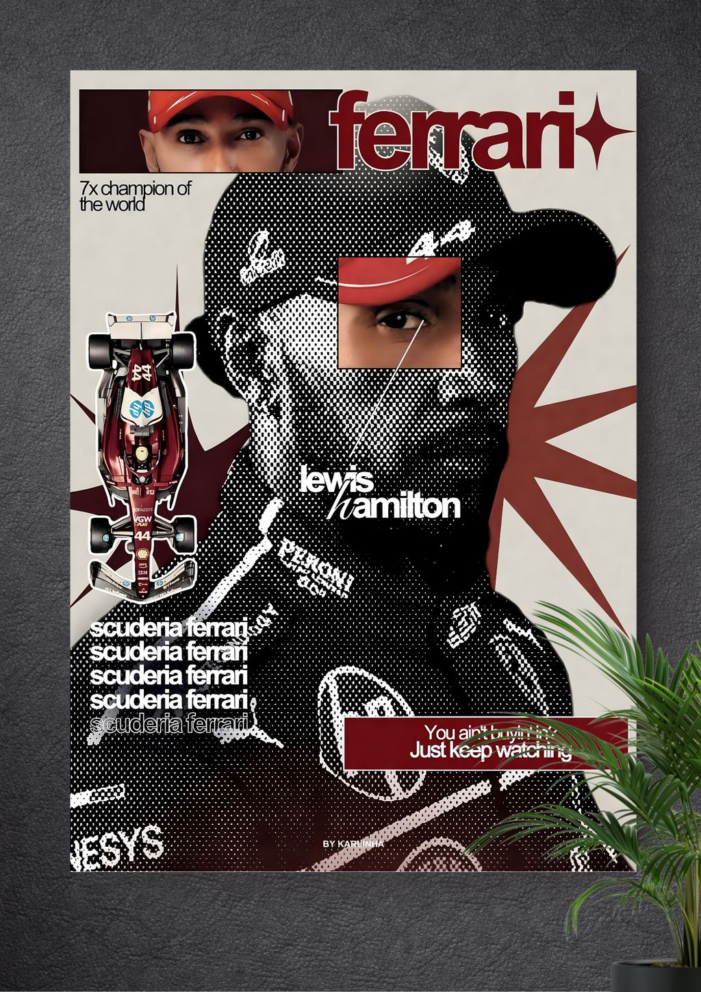 LEWIS CARL DAVIDSON HAMILTON | FORMULA 1 | SCUDERIA FERRARI