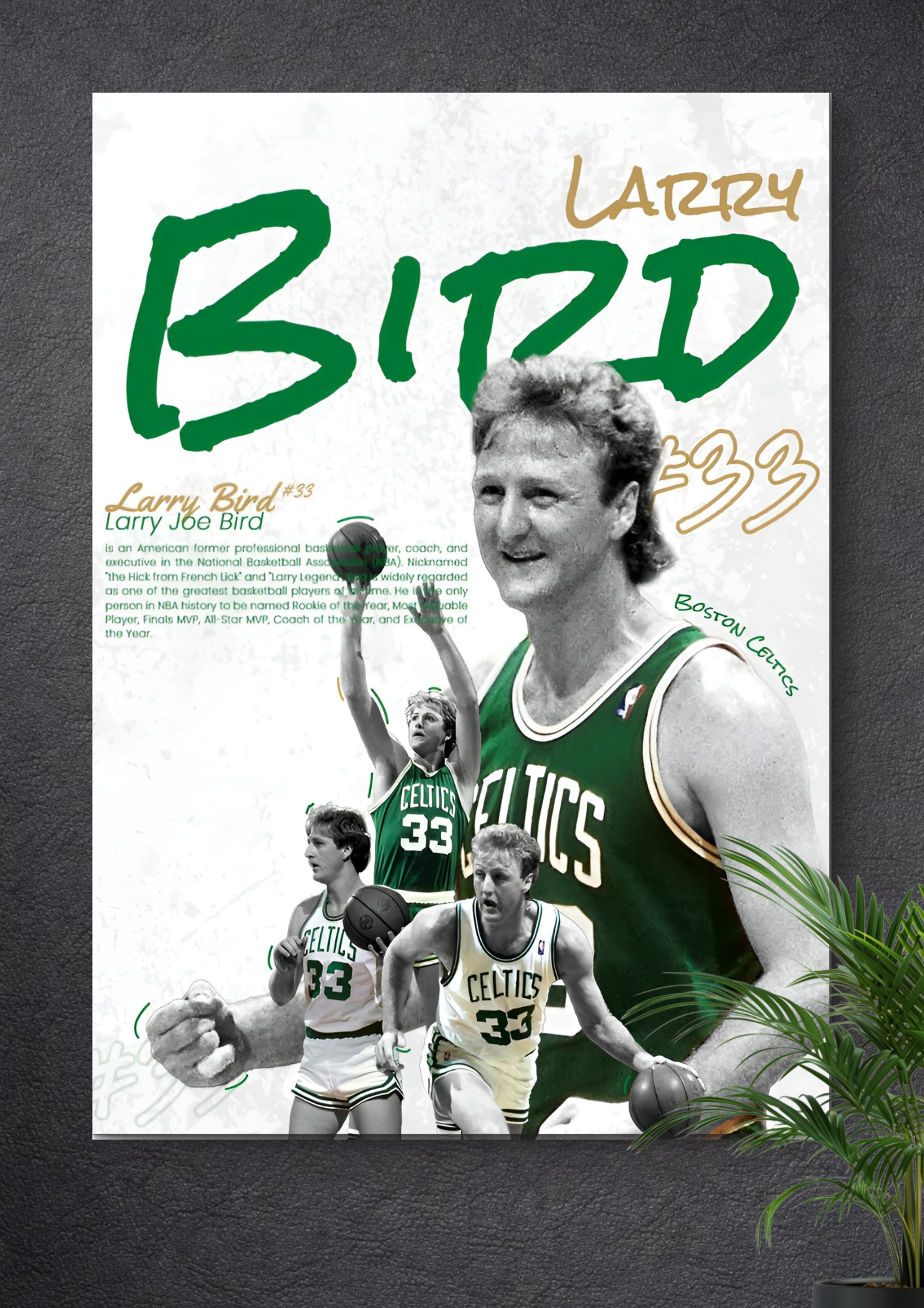 LARRY JOE BIRD | BOSTON CELTICS | JERSEY NUMBER: 33