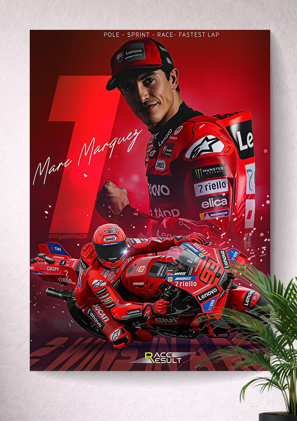 MARC MARQUEZ | DUCATI LENOVO TEAM | RACE NUMBER: #93 | THE RED MACHINE KING