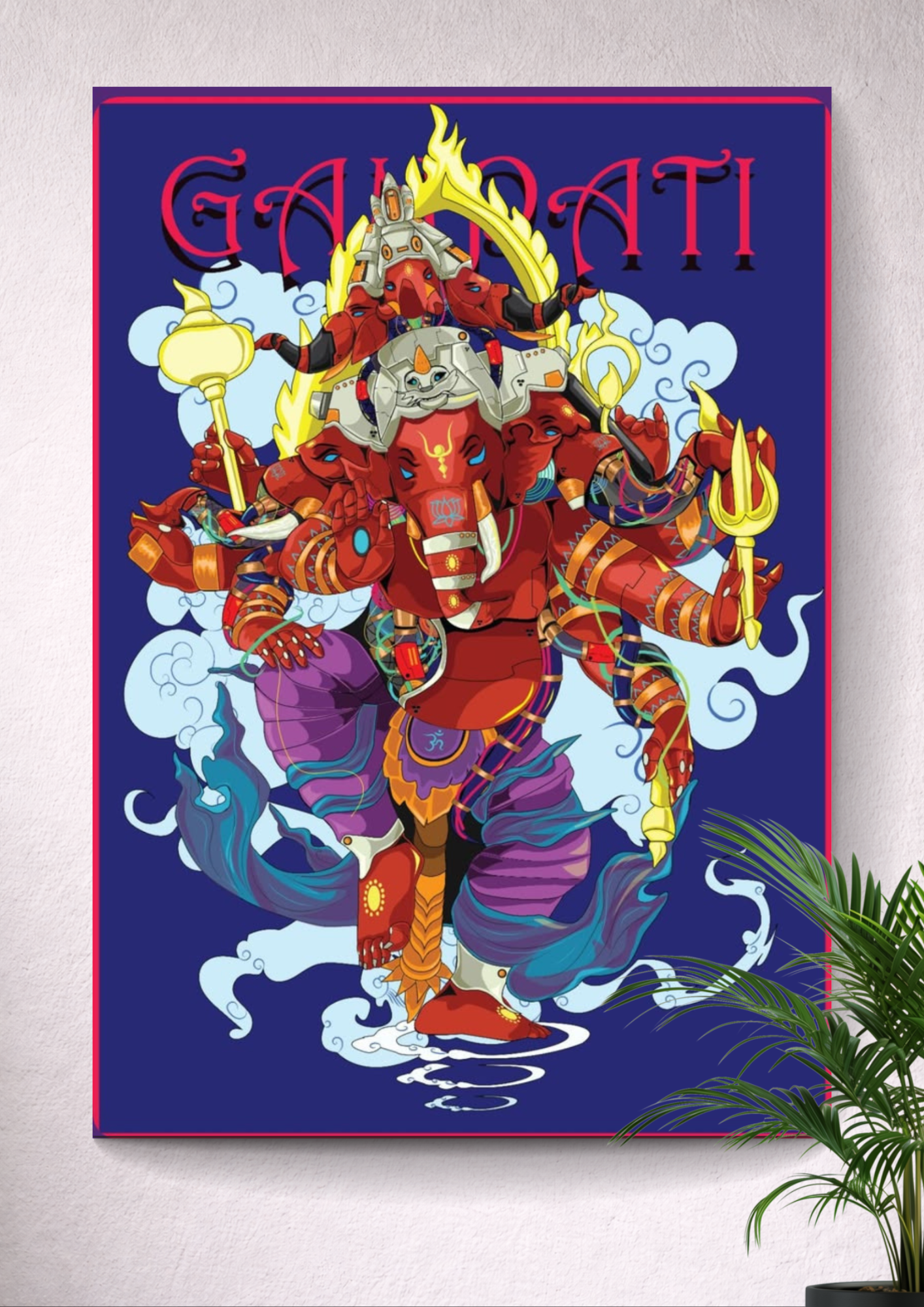 SHREE GANESH | GANPATI | GOD | DEVOTIONAL | PORTRAIT POSTER