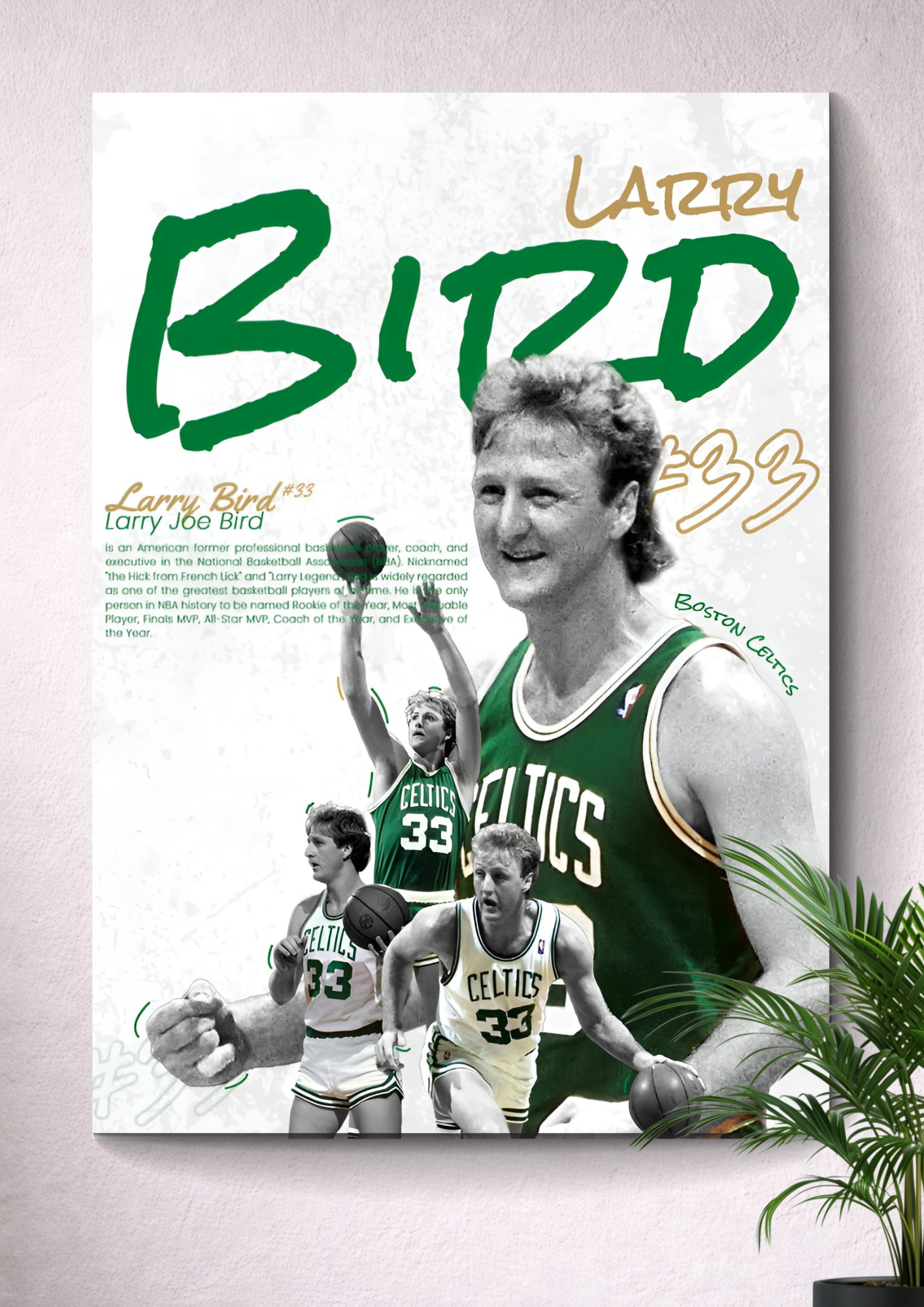 LARRY JOE BIRD | BOSTON CELTICS | JERSEY NUMBER: 33