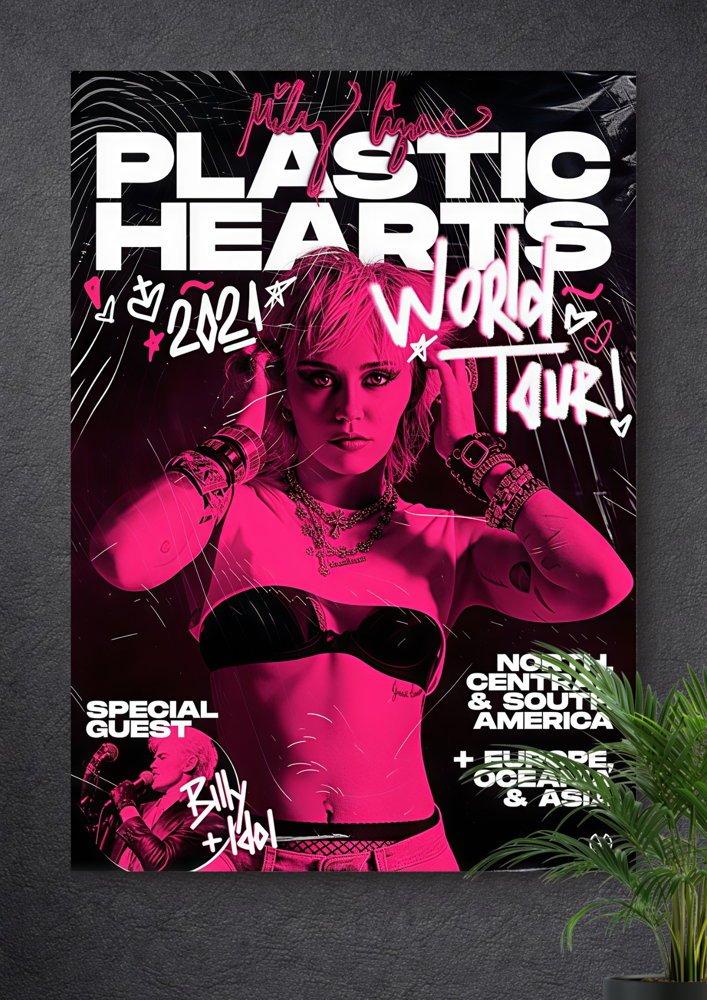 PLASTIC HEARTS | MUSIC POSTER