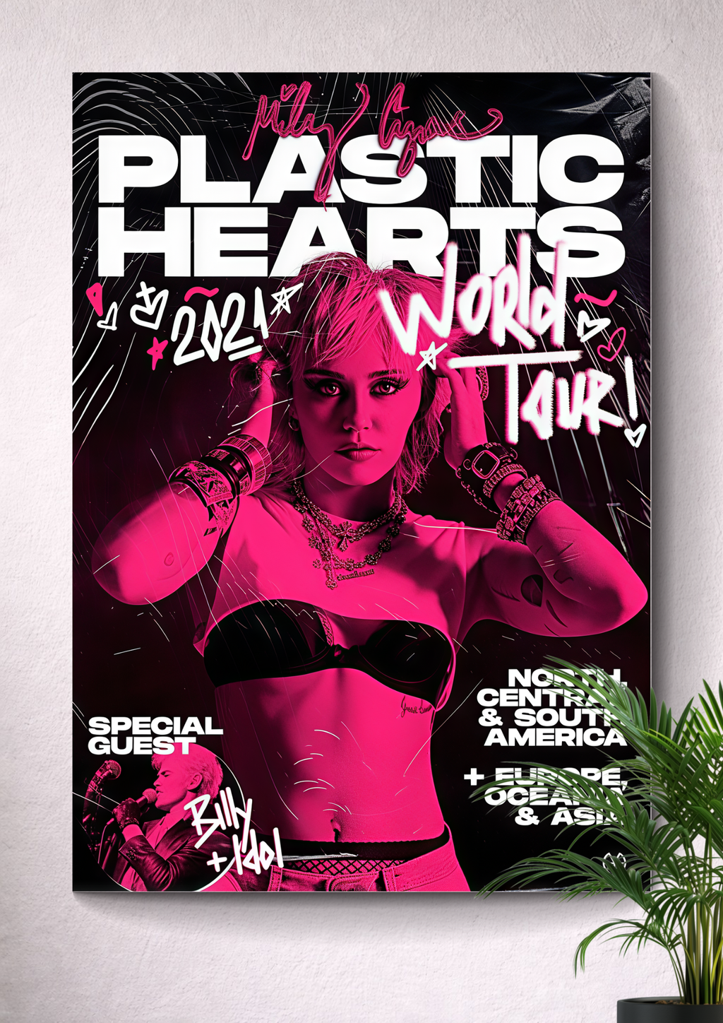 PLASTIC HEARTS | MUSIC POSTER