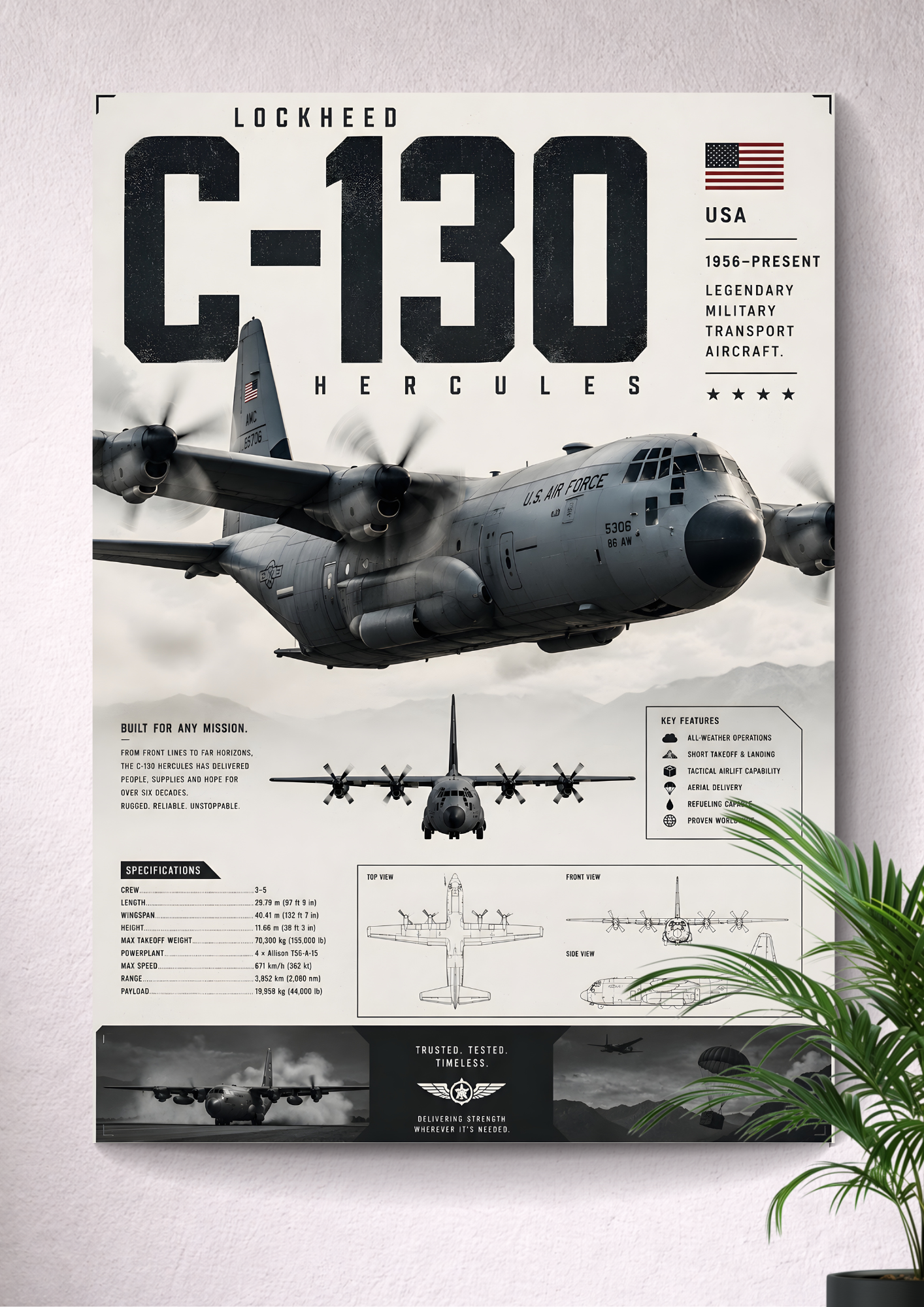 C-130 HERCULES | LEGACY | POWERHOUSE | UNSTOPPABLE