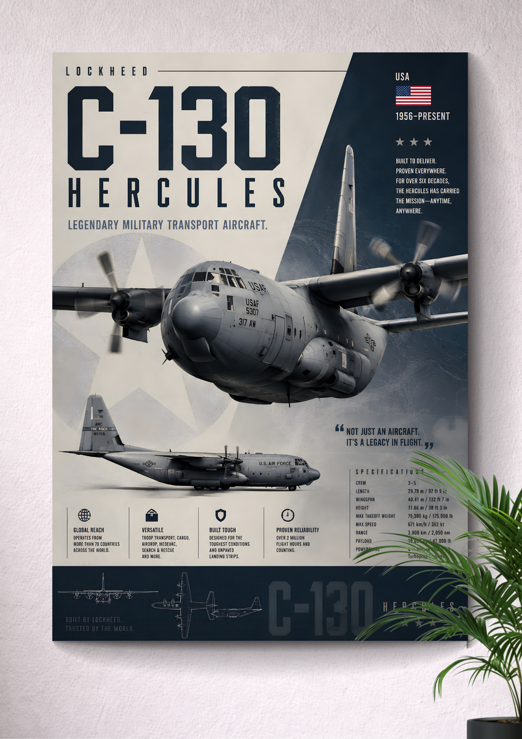 C-130 HERCULES | HERCULES | WORKHORSE | MAVERICK