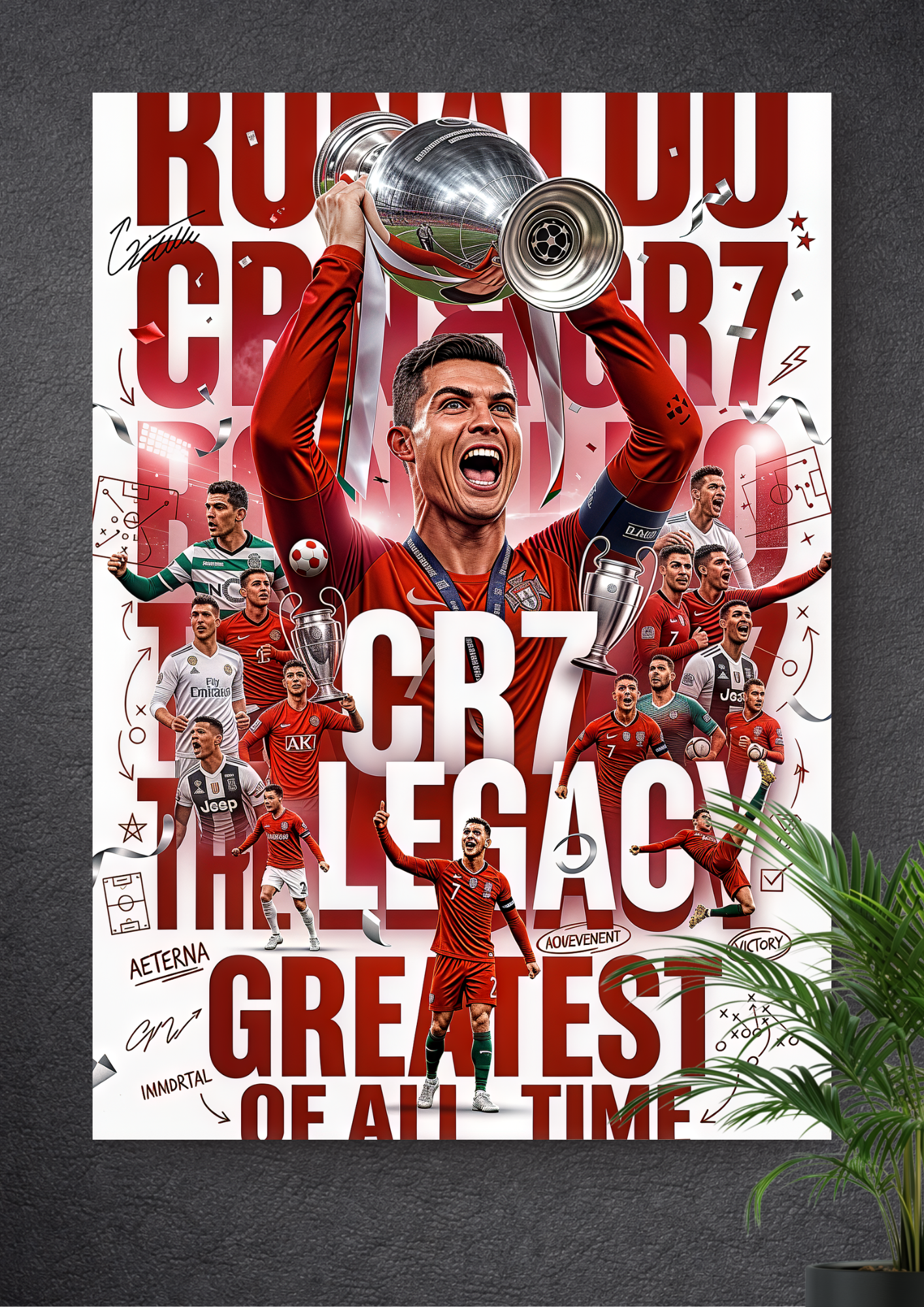 CRISTIANO RONALDO | JERSEY NUMBER: 7 | THE GOAT | UNSTOPPABLE