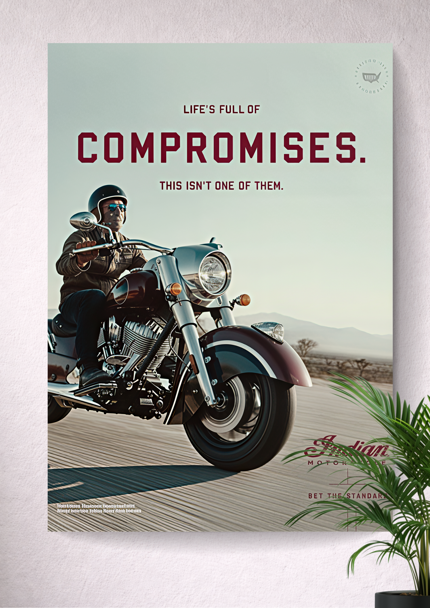 INDIAN CHIEF | 1,890 CC Thunderstroke 116 V-Twin | LIFE'S FULL OF COMPROMISES