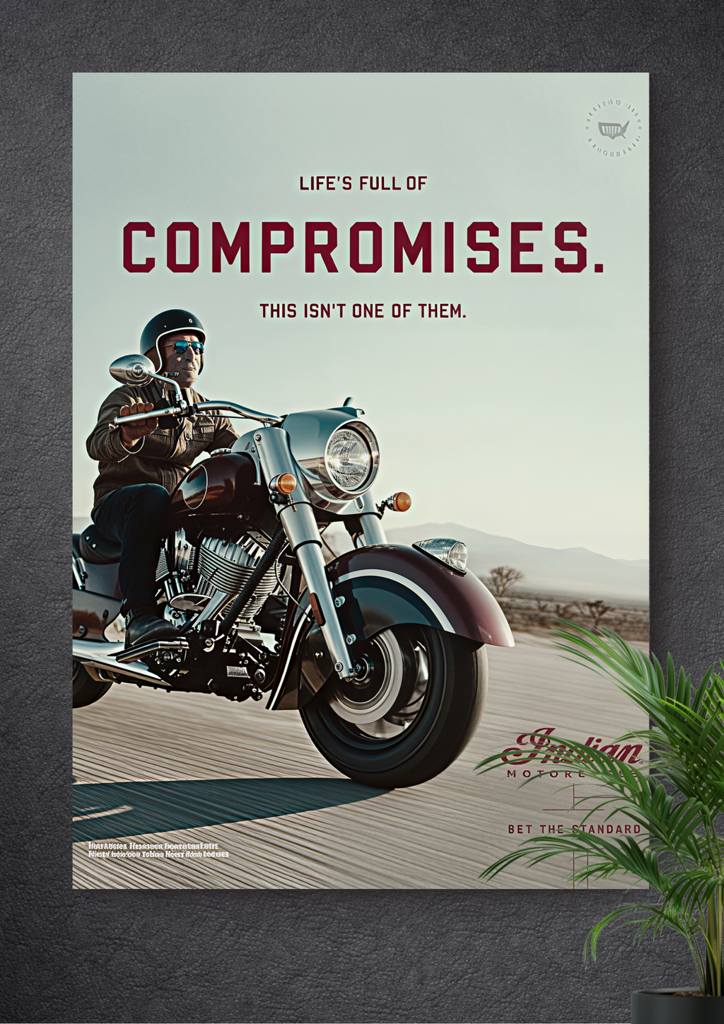 INDIAN CHIEF | 1,890 CC Thunderstroke 116 V-Twin | LIFE'S FULL OF COMPROMISES