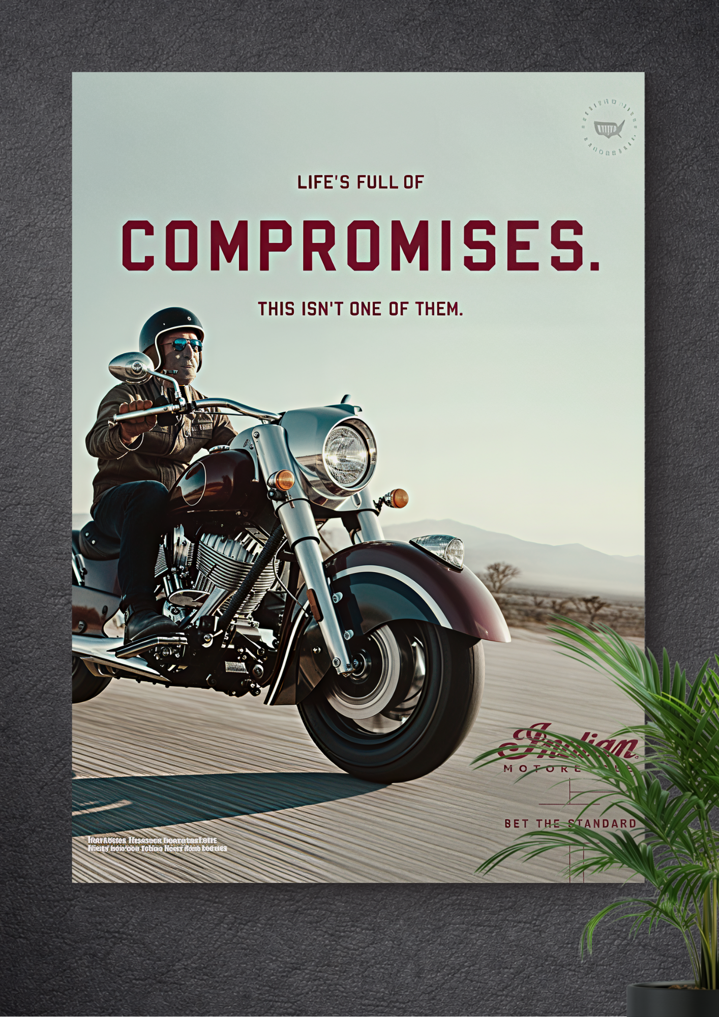 INDIAN CHIEF | 1,890 CC Thunderstroke 116 V-Twin | LIFE'S FULL OF COMPROMISES