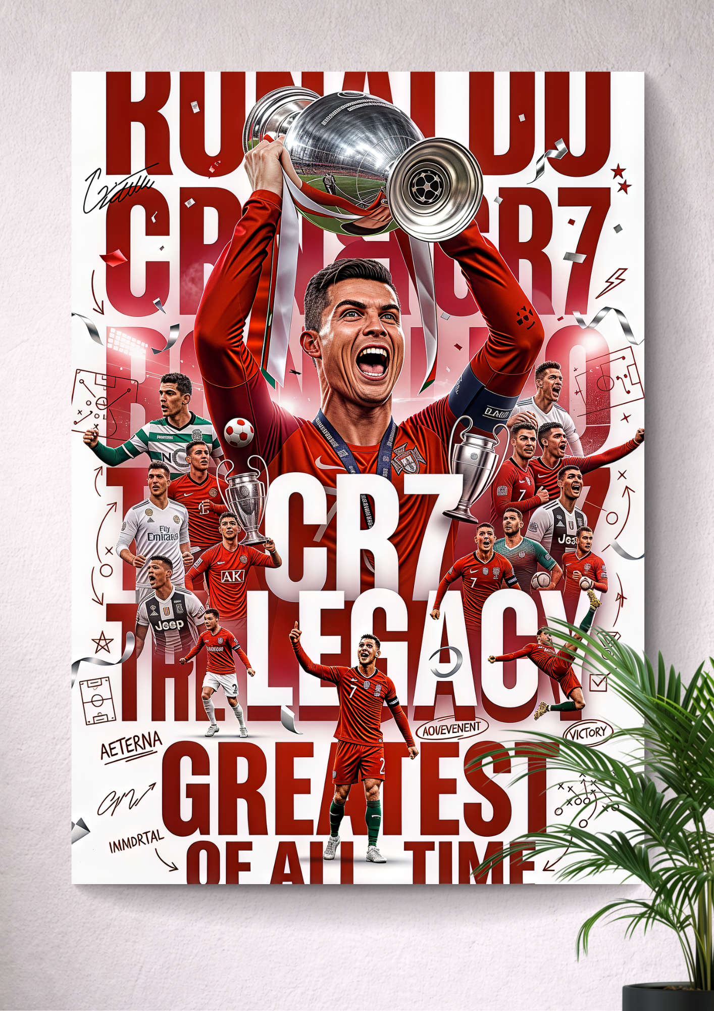 CRISTIANO RONALDO | JERSEY NUMBER: 7 | THE GOAT | UNSTOPPABLE