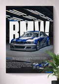 BMW M3 GTR (E46) | BORN FOR THE TRACK | THE BLUE LEGEND | RACE MACHINE