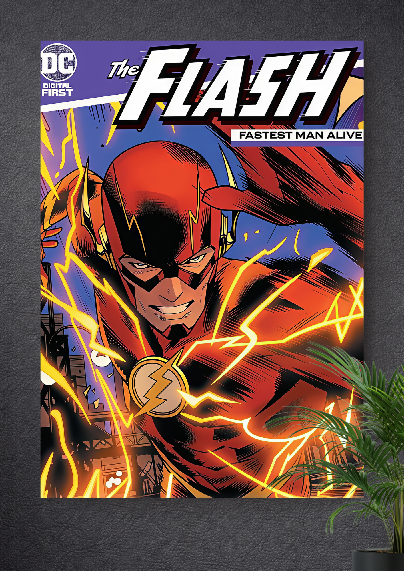 THE FLASH | LIGHTNING | BARRY ALLEN | DC COMICS | JUSTICE LEAGUE