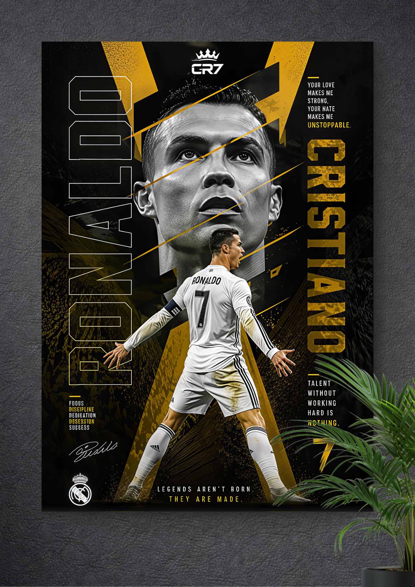 CRISTIANO RONALDO | THE LEGEND | GOLDEN 7 | BUILT TO WIN