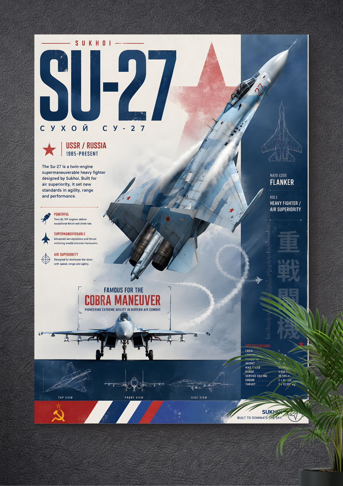 SU-27 FLANKER | FLANKER | DOMINANCE | AGILITY
