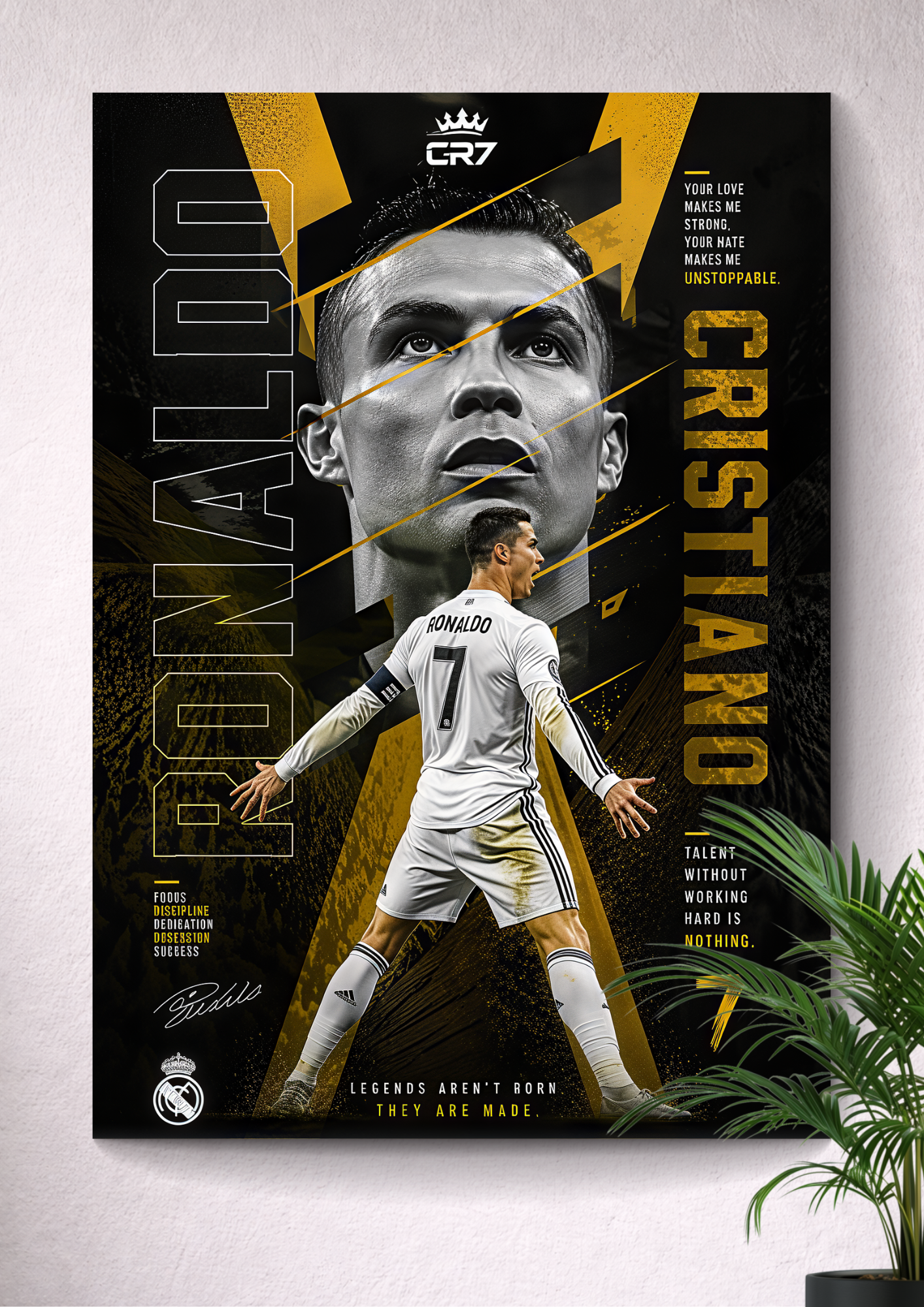 CRISTIANO RONALDO | THE LEGEND | GOLDEN 7 | BUILT TO WIN