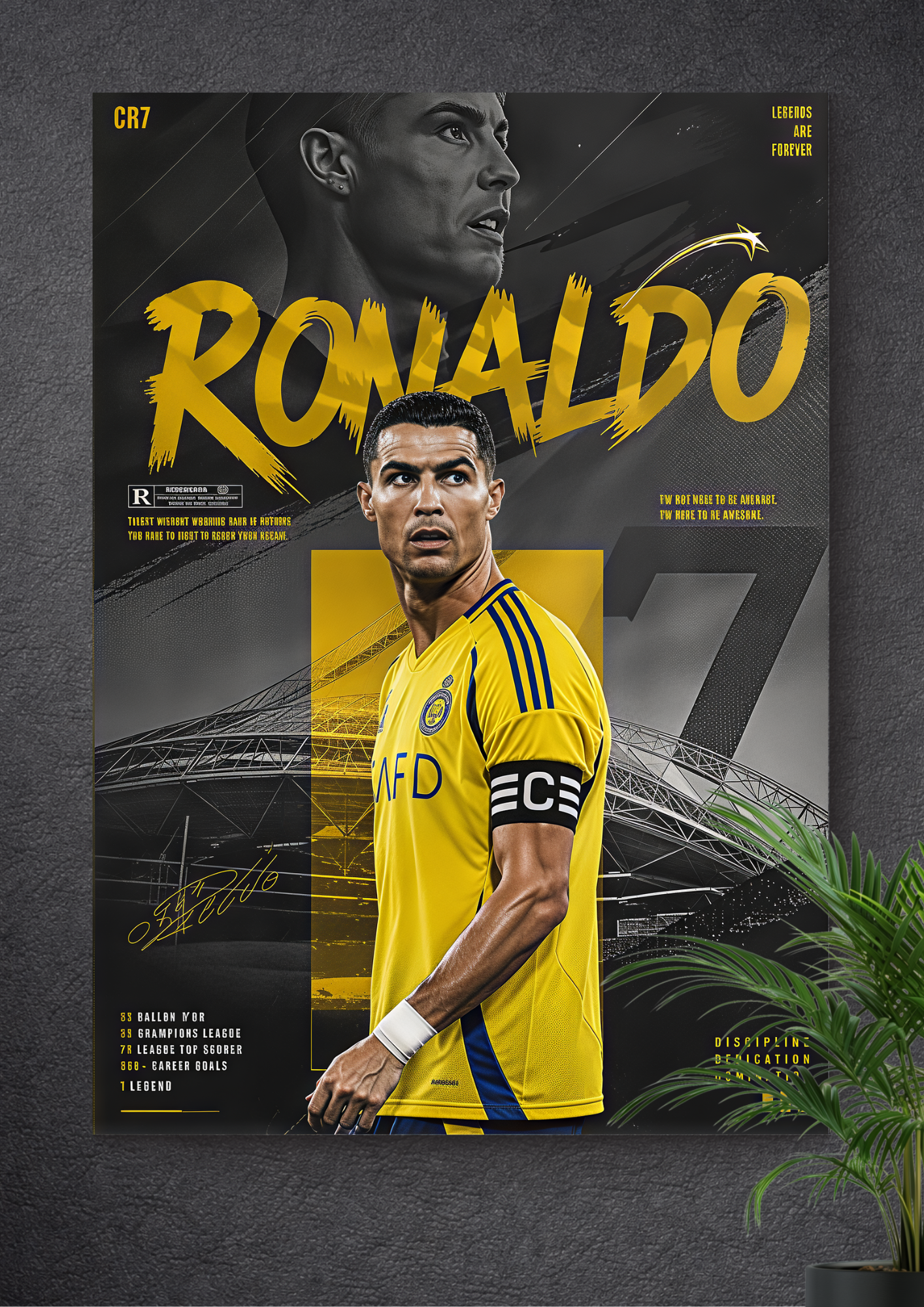 CRISTIANO RONALDO | NUMBER 7 | BORN TO LEAD | LIMITLESS