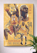 SHAQUILLE O’NEAL | BASKETBALL | LOS ANGELES LAKERS | JERSEY NUMBER: 34