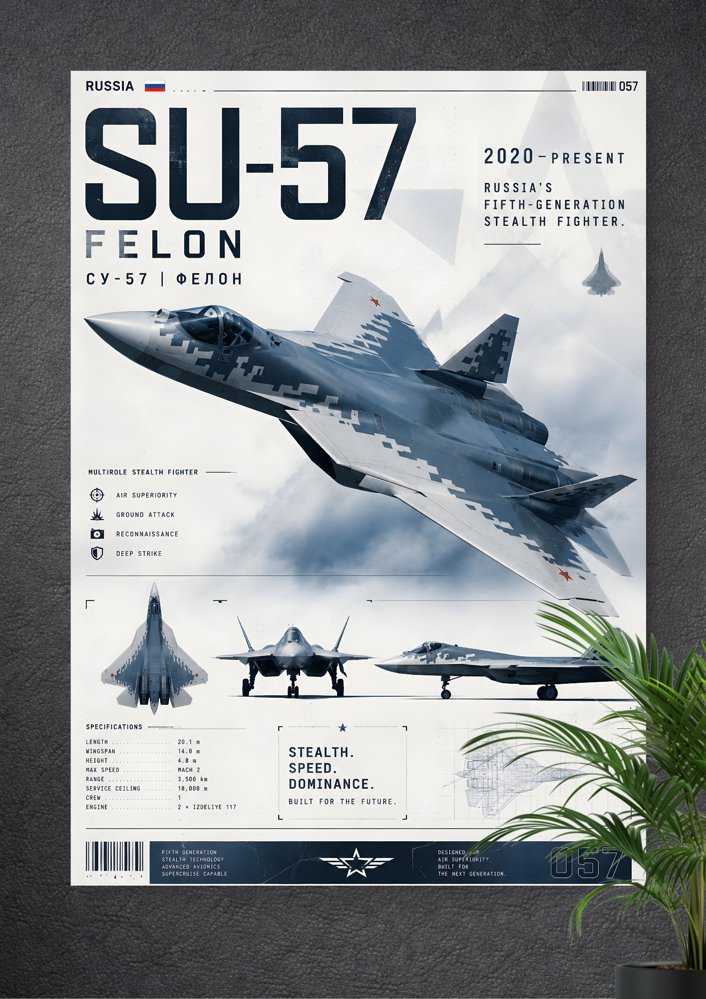 SU-57 FELON | SHADOW | SUPREMACY | OVERLORD