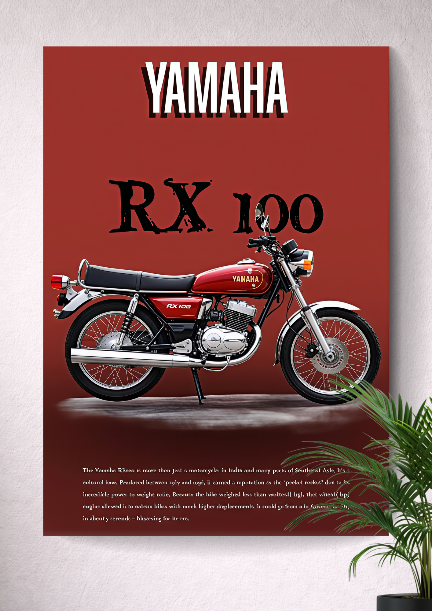YAMAHA RX 100 | CLASSIC RETRO STYLING | LEGENDARY