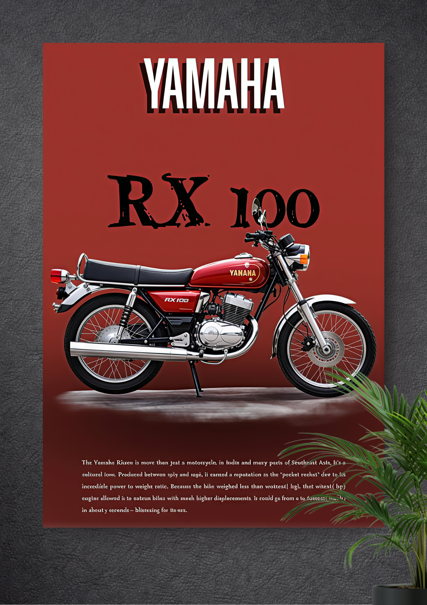YAMAHA RX 100 | CLASSIC RETRO STYLING | LEGENDARY