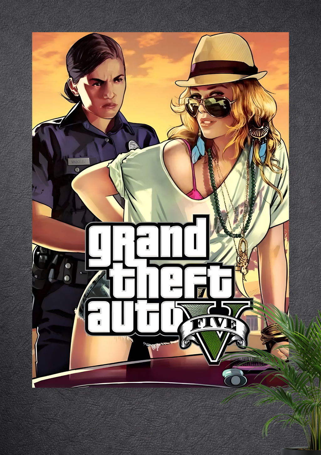 GRAND THEFT AUTO V | GTA V | GAMING POSTER