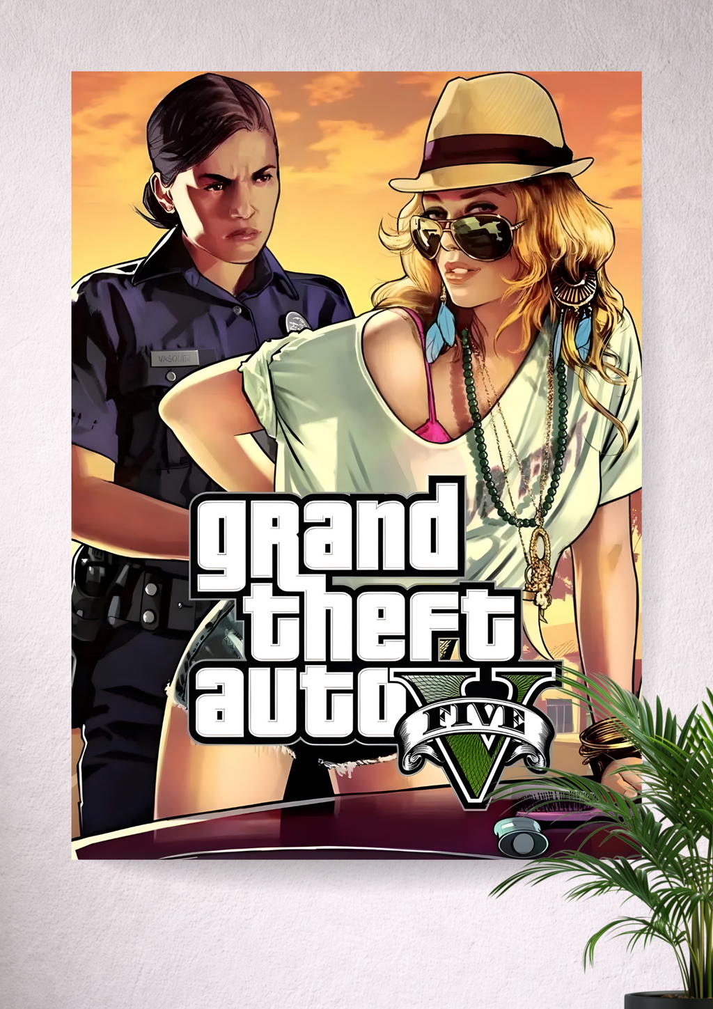 GRAND THEFT AUTO V | GTA V | GAMING POSTER
