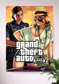 GRAND THEFT AUTO V | GTA V | GAMING POSTER