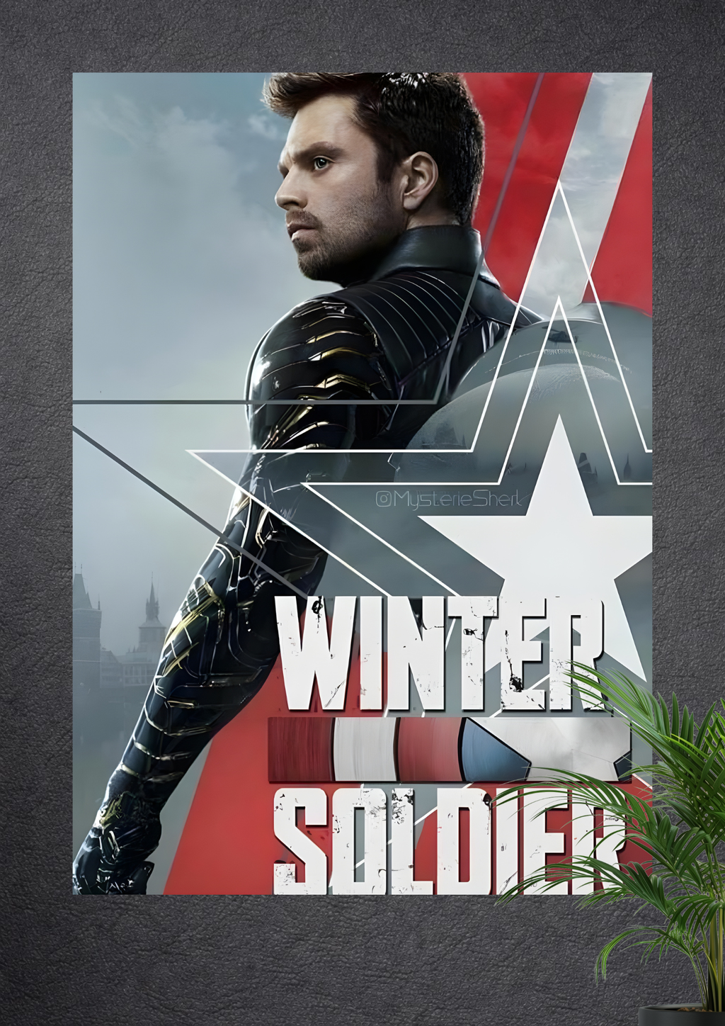 MARVEL BUCKY BARNES WINTER SOLDIER SEBASTIAN STAN WALL ART POSTER