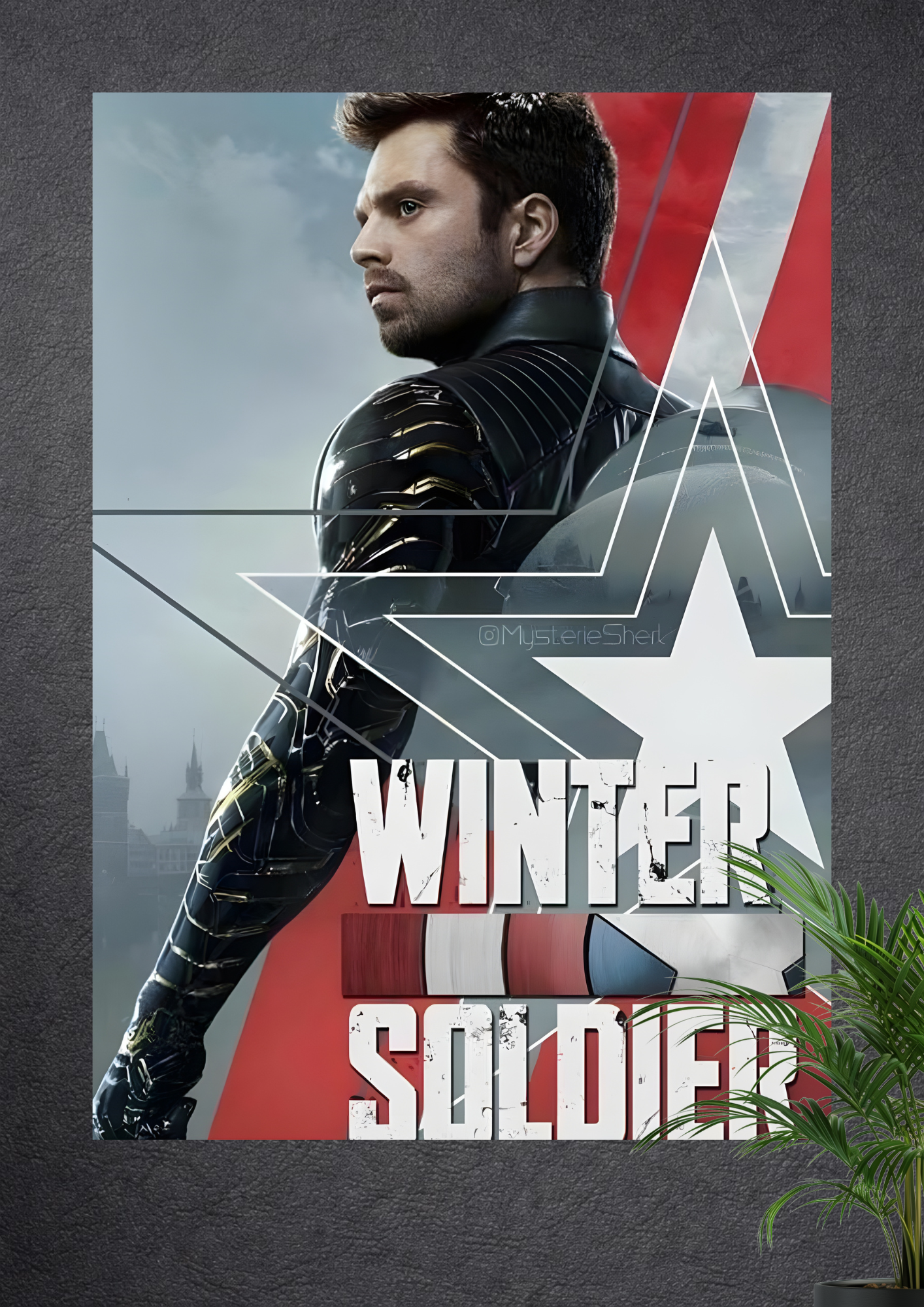 MARVEL BUCKY BARNES WINTER SOLDIER SEBASTIAN STAN WALL ART POSTER