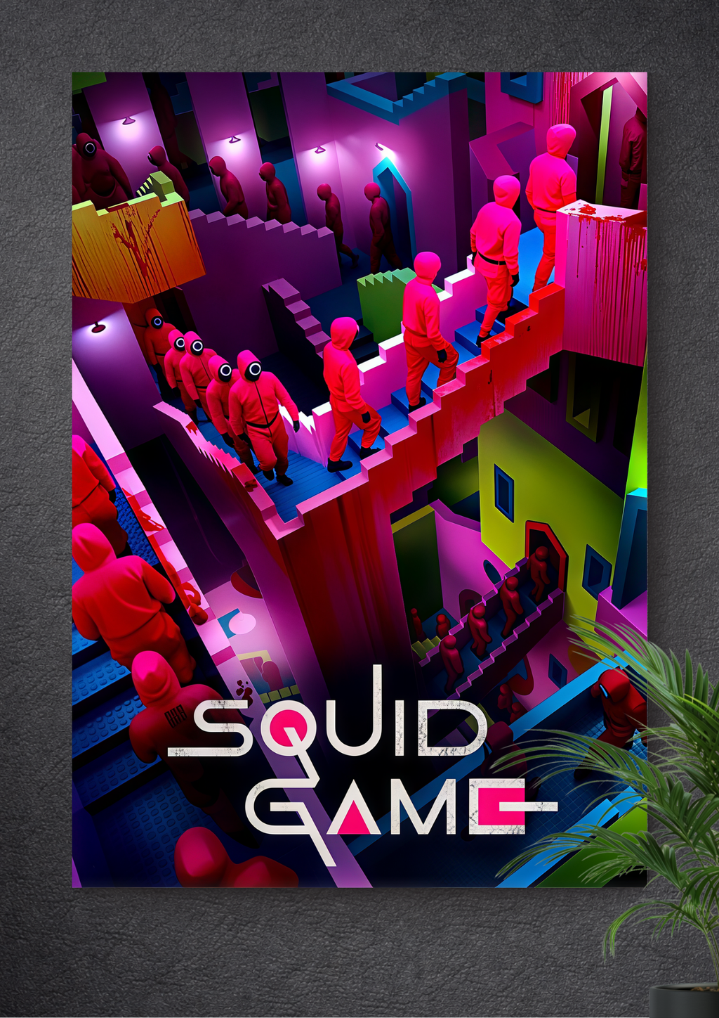 SQUID GAME | PLAY TO SURVIVE | THE ONLY WAY OUT IS TO WIN.