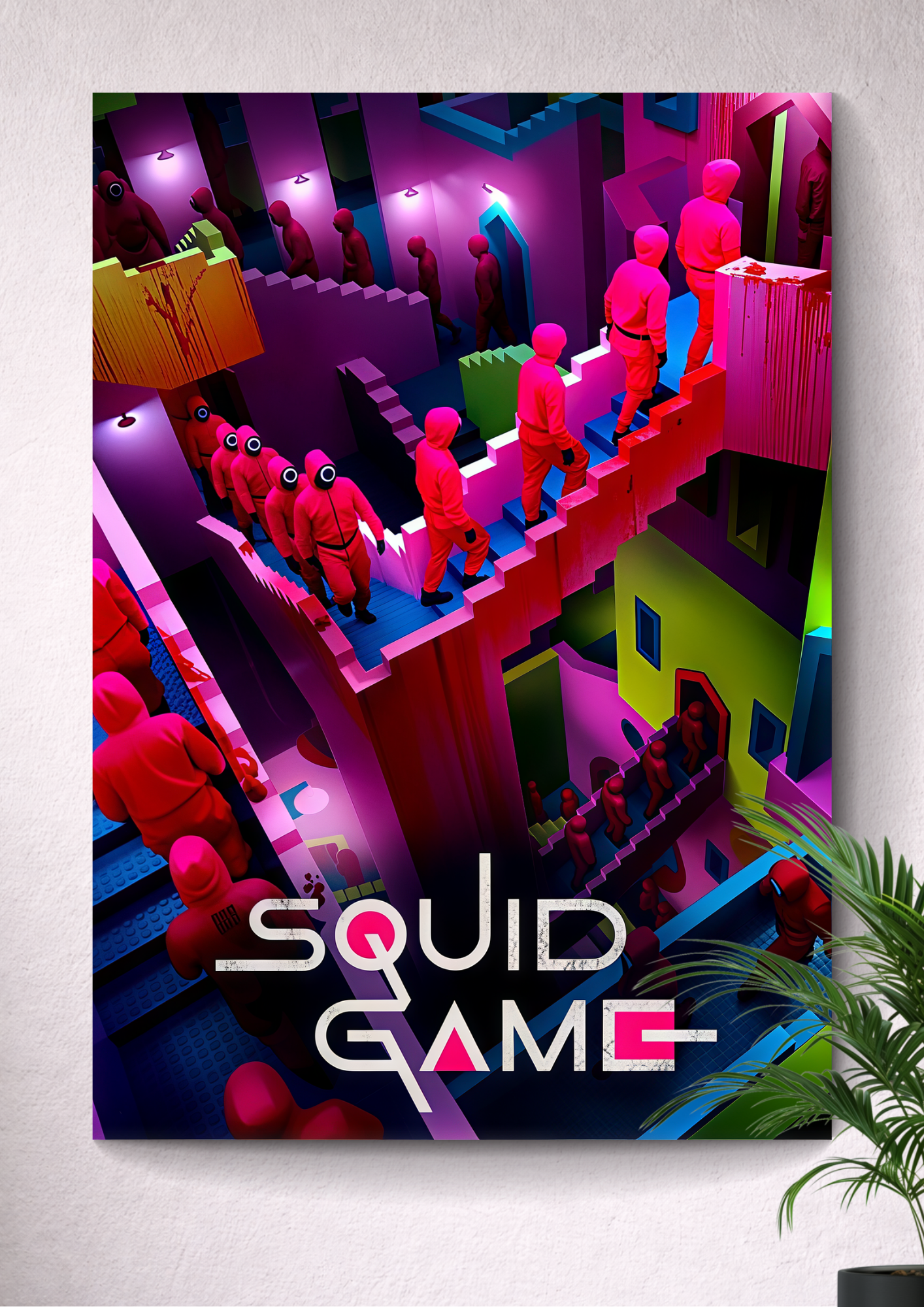 SQUID GAME | PLAY TO SURVIVE | THE ONLY WAY OUT IS TO WIN.
