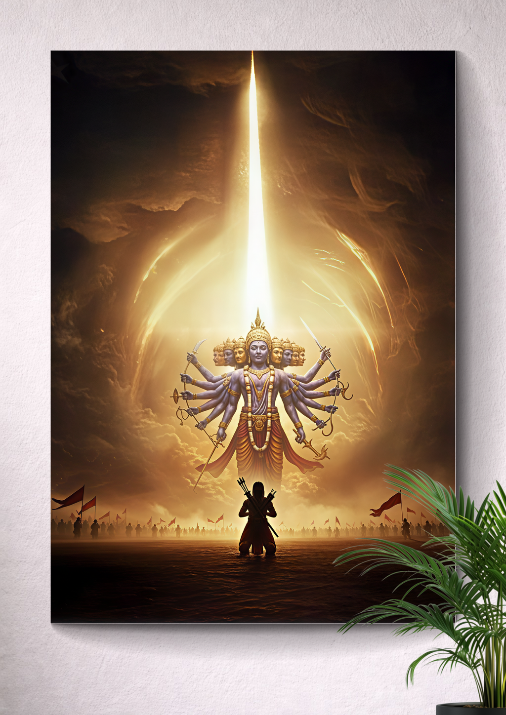 VISHWAROOPAM OF LORD KRISHNA/VISHNU | DEVOTIONAL POSTER