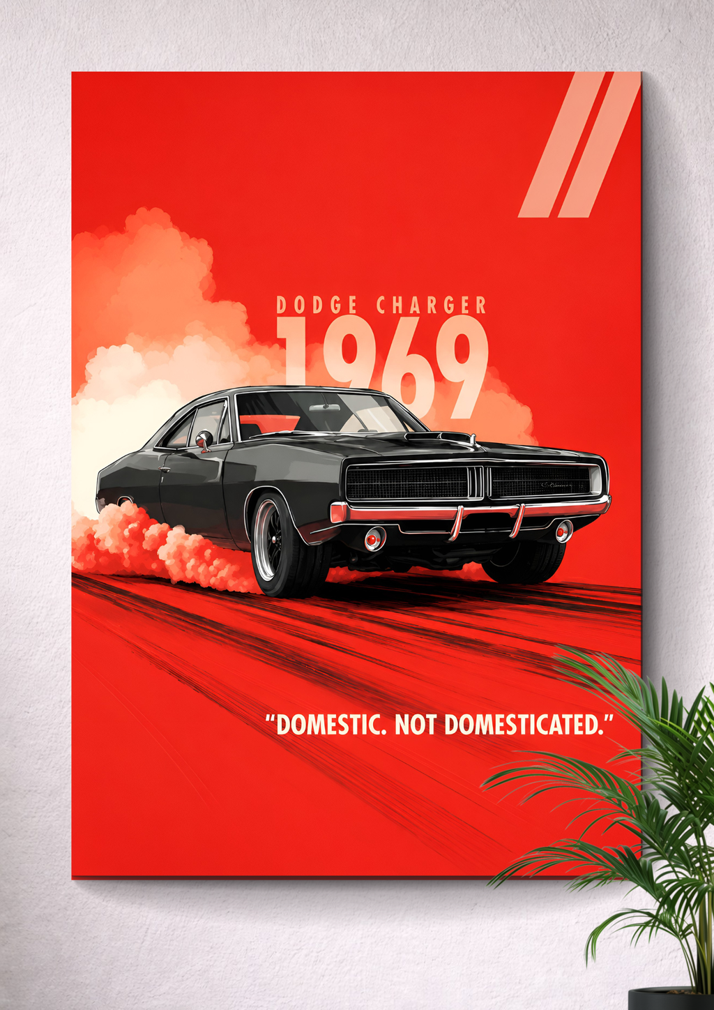 DODGE CHARGER | 1969 | VECTOR POSTER